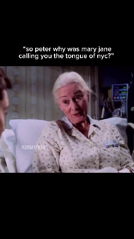 “so peter why was mary jane calling you the tongue of nyc?”