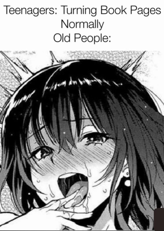 Teenagers: Turning Book Pages Normally Old People: и К A. A