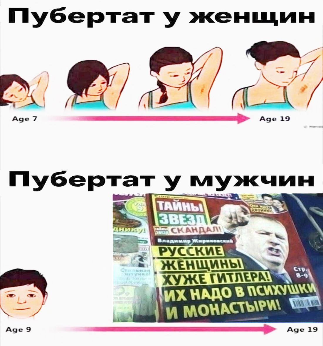 Пубертат у женщин и я Age 19 Пубертат У СКАМААЛ Владимир В Аде 9 Age 19