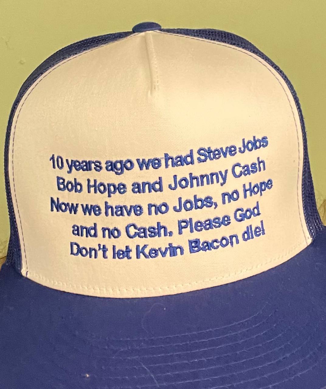 10 years ago we had Hope and Johnny we have по Jobs we Cash. let Kevin