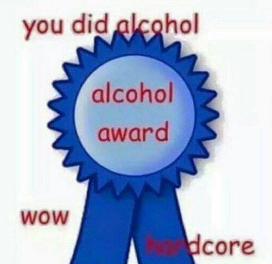 you did alcohol award wow Чсоге