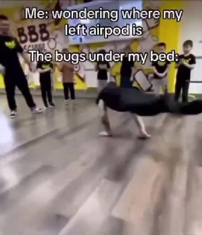 Ме: wondering wheremy № sinelbugs undermyjbed.