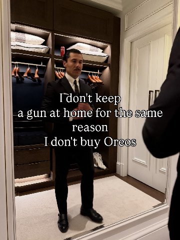 I don't keep a at home for the same reason I don't buy Oreos