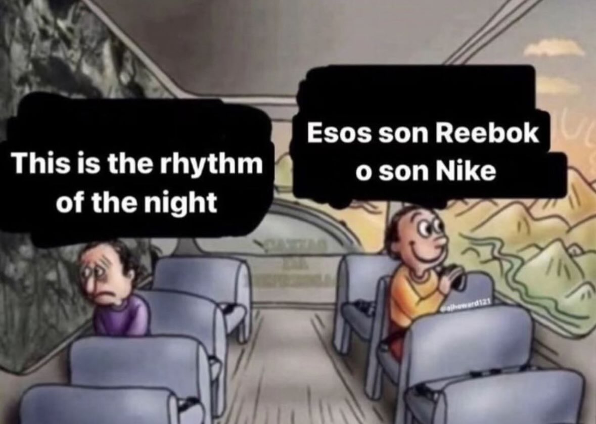 у Esos son Reebok This is the rhythm son Nike of the night