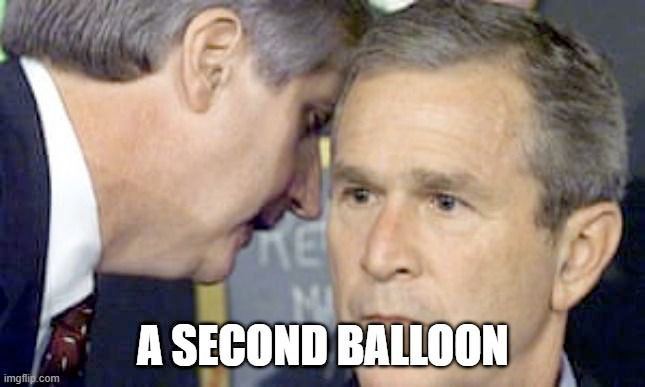 А SECOND BALLOON