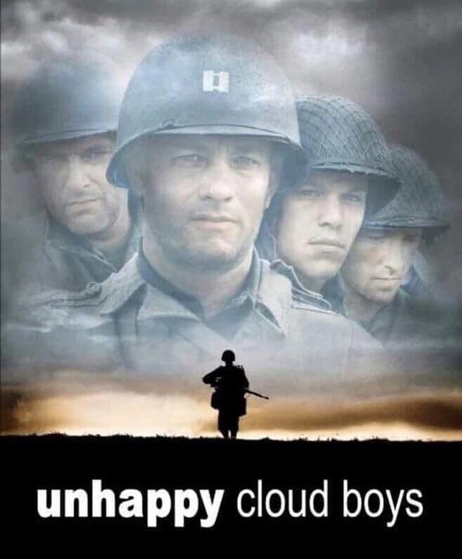 unhappy cloud boys