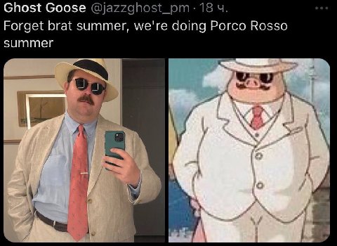 Ghost Goose Forget brat summer, we're doing Porco Rosso 5иттег 1