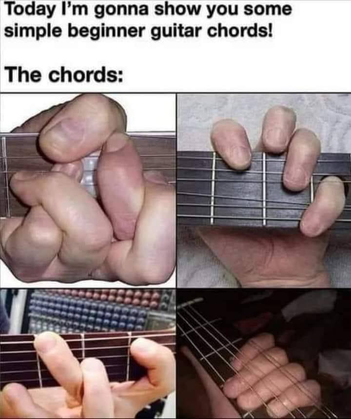 Today gonna show you some simple beginner guitar chords! The chords: