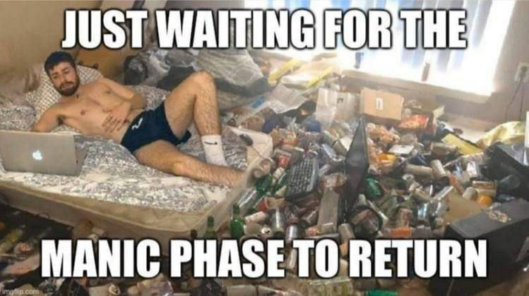 JUST MANIC PHASE TO RETURN