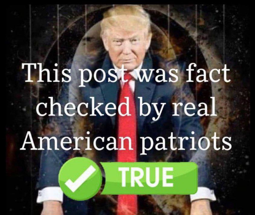 This fact checked real American patriots TRUE