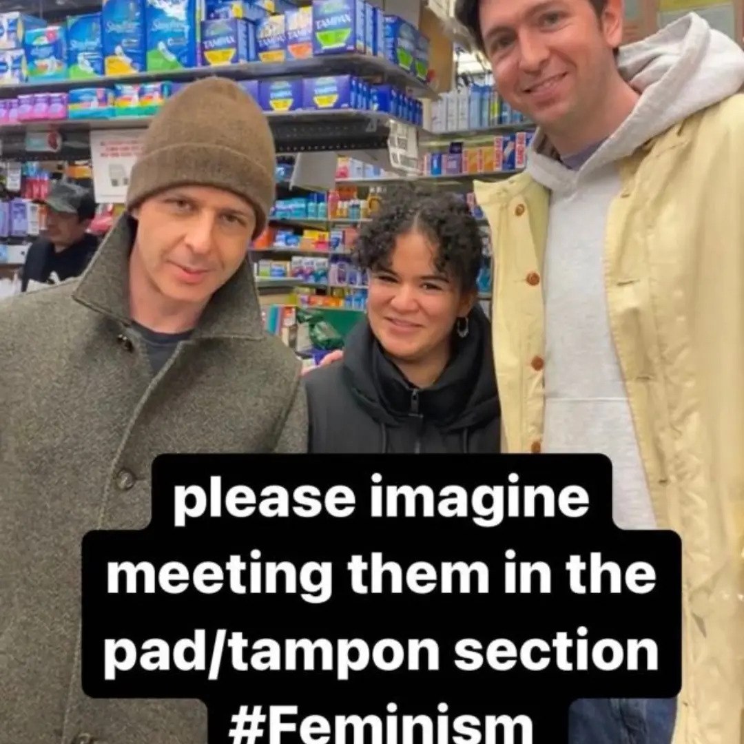 please imagine meeting them in the pad/tampon section