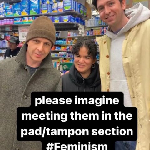 please imagine meeting them in the pad/tampon section