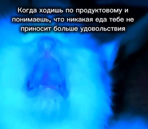 Когда ходишь по продуктовому и понимаешь, что никакая еда тебе не приносит больше удовольствия