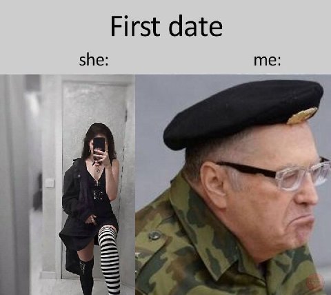 First date she: me