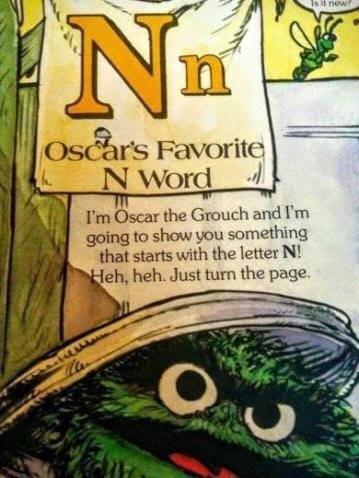 Osch Favorite Word Oscar the Grouch and going to show you something that starts with the letter heh. Just turn the page 4 “a LAA