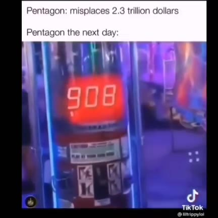 Pentagon: misplaces 2.3 trillion dollars