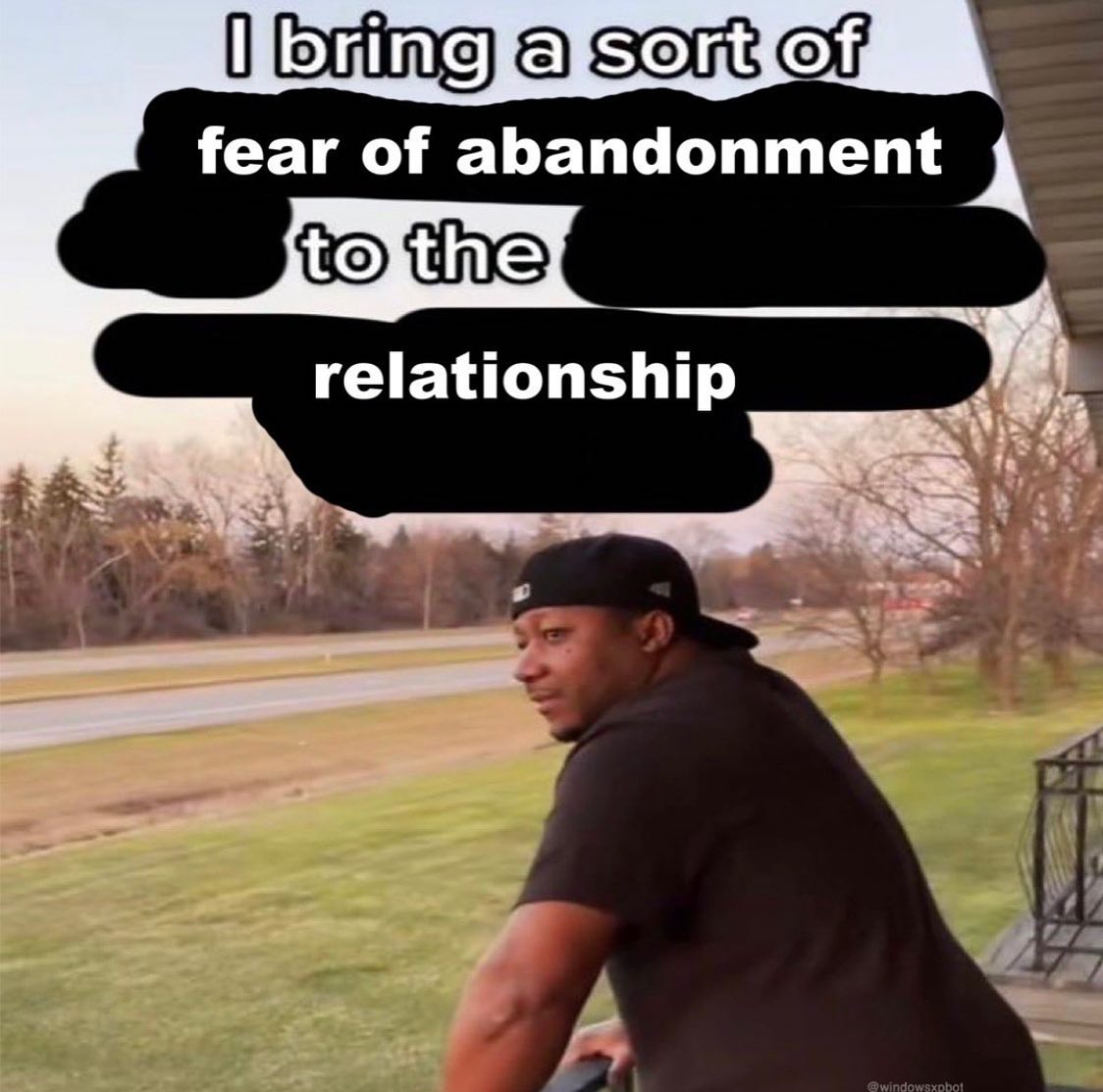 fear of abandonment A relationship