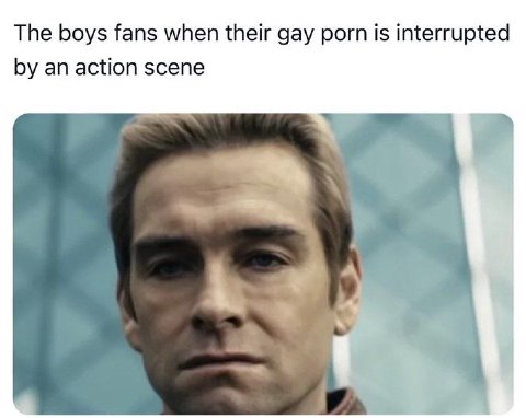 The boys fans when their gay porn is interrupted an action scene