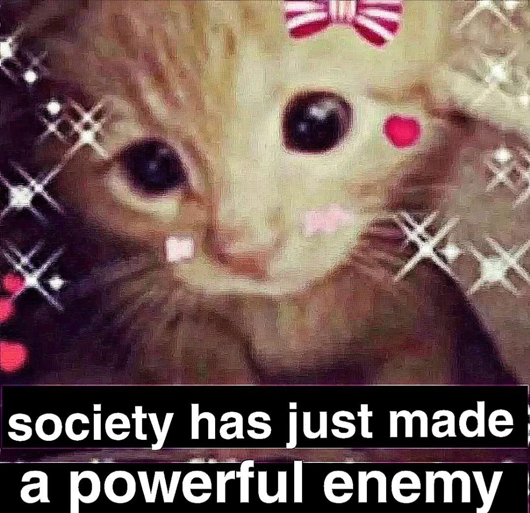 society has just made a powerful enemy