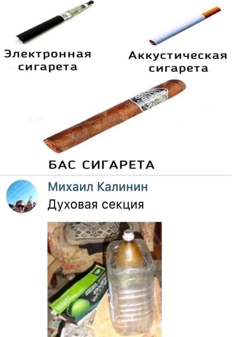 Электронная Аккустическая сигарета сигарета БАС СИГАРЕТА Михаил Калинин Духовая секция 7}