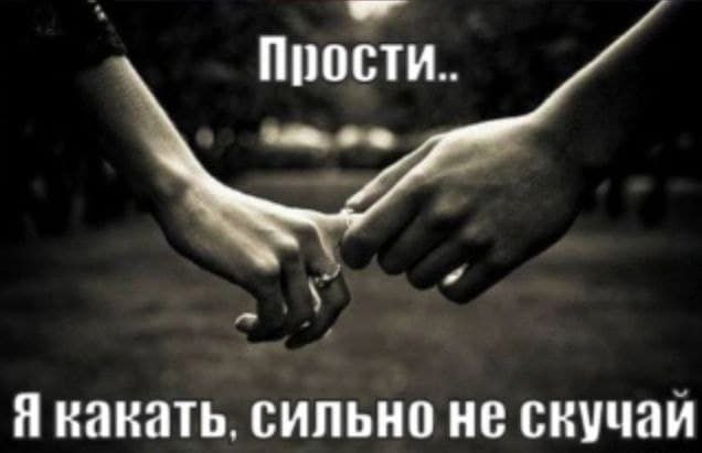 Прости.. Я какать, сильно не скучай