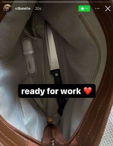 villanelle ready for work