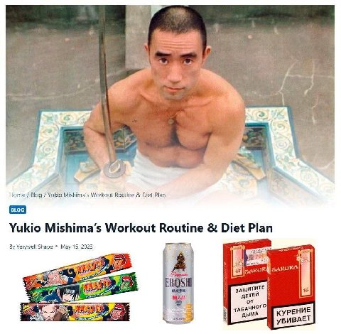 А 4 2. 4 a Home Blog Yukio Mishima’s Workout Routine Diet Plan Yukio Mishima’s Workout Routine Diet Plan Verywell Shape May 15, 2023 у ЗАЩИТИТЕ 1 ДЕТЕЙ ого А КУРЕНИ дым УБИВАЕТ