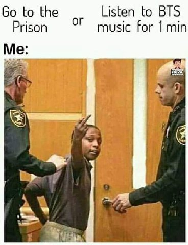 to the Listen to BTS Prison music for 1 min У