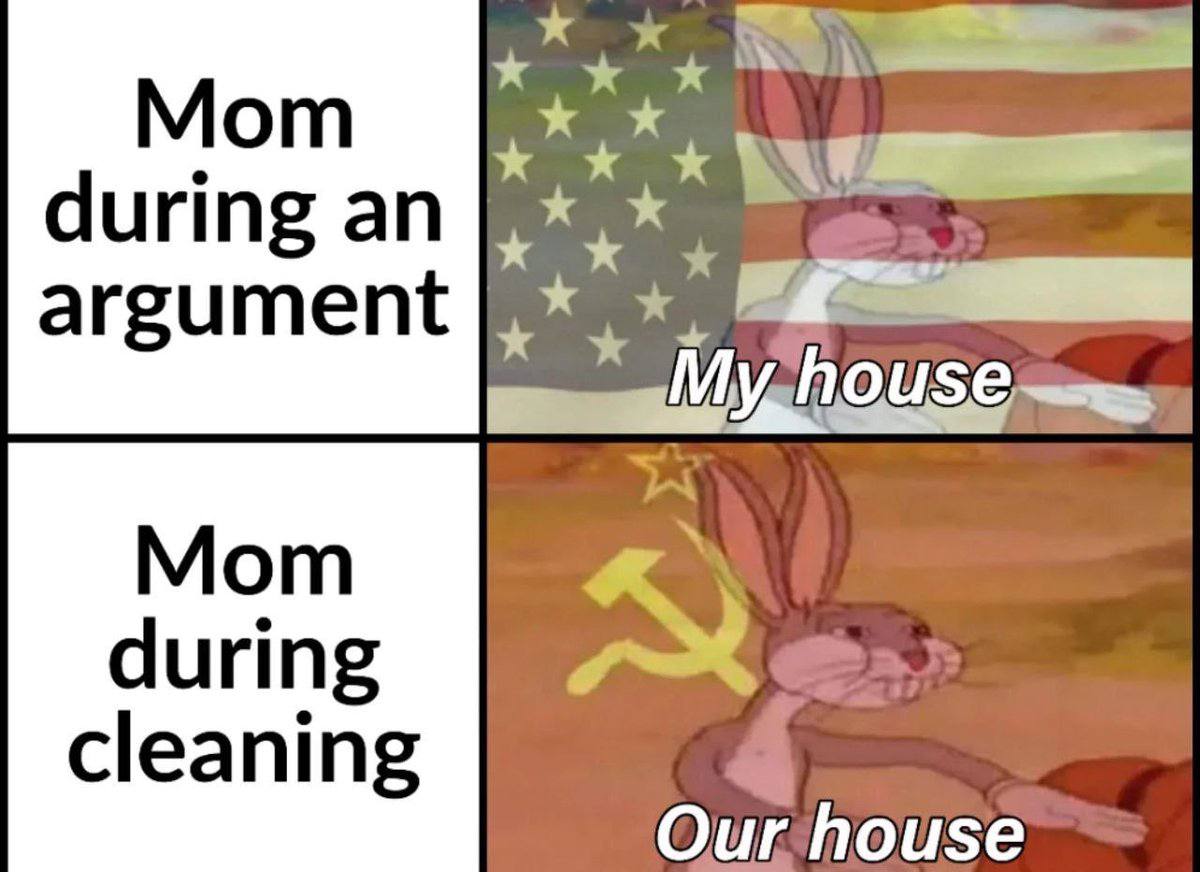 ххх Мот iN during an argument Mom during cleaning Our-house