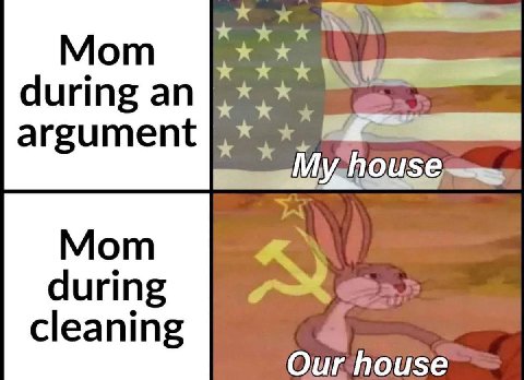 ххх Мот iN during an argument Mom during cleaning Our-house