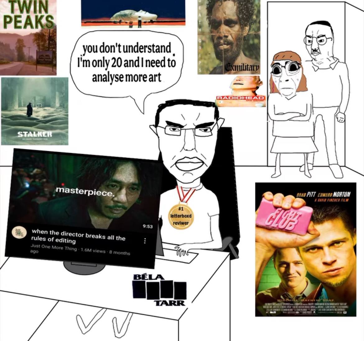 РЕА youdon'tunderstand I'monly 20 to analyse more art masterpiece, 4 NORTON when the direc tor breaks all the rules of editing