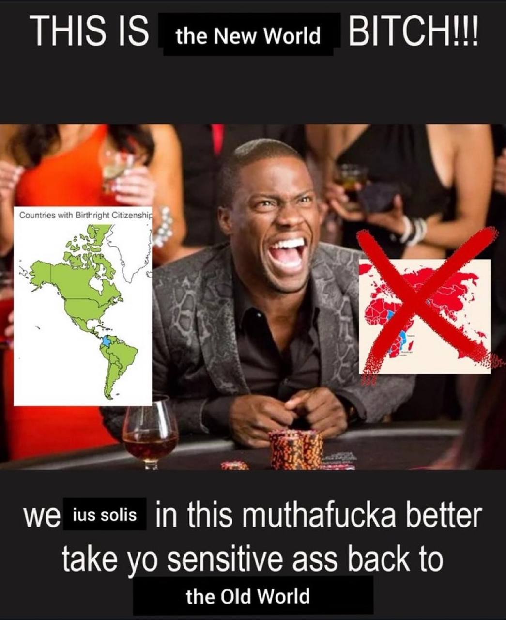 THIS ВИТСН!! a зов this muthafucka better take sensitive ass back to the Old World
