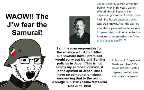 Jacob Schiff, a Jewish-American banker who, thirty years earlier, offered sizable loans to the WAOW! Тре Japanese government which helped it win the Russo-Japanese War, fea was well known. After the w
