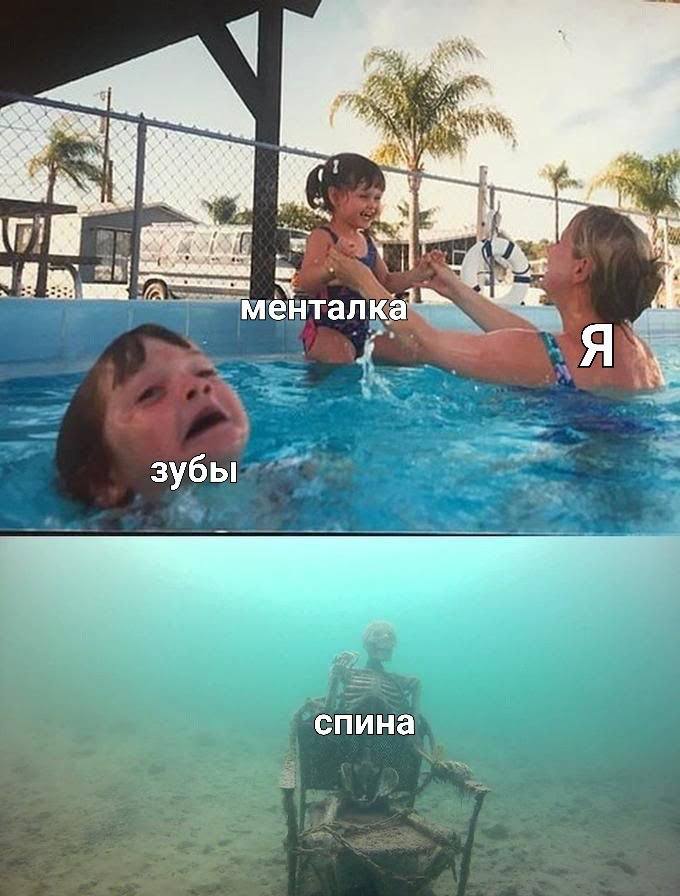 К. менталка зубы спина