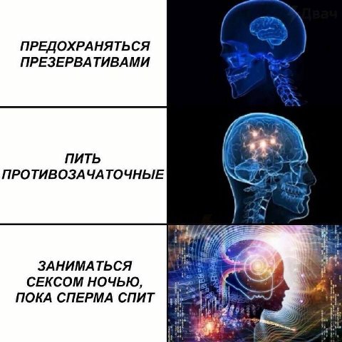 ПРЕДОХРАНЯТЬСЯ ПРЕЗЕРВАТИВАМИ ПИТЬ ПРОТИВОЗАЧАТОЧНЫЕ у ЗАНИМАТЬСЯ СЕКСОМ НОЧЬЮ, ПОКА СПЕРМА СПИТ