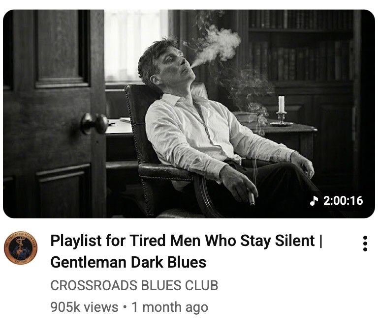 (7 2:00:16 о Playlist for Tired Men Who Stay Silent Gentleman Dark Blues CROSSROADS BLUES CLUB views 1 month ago