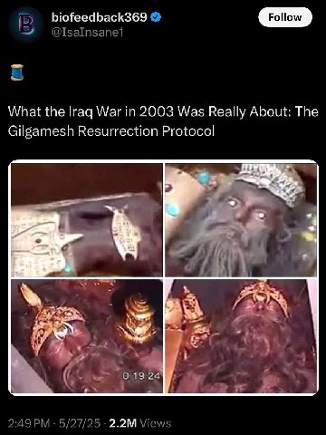 biofeedback369 Роном What the Iraq War in 2003 Was Really About: The Gilgamesh Resurrection Protocol 7 у