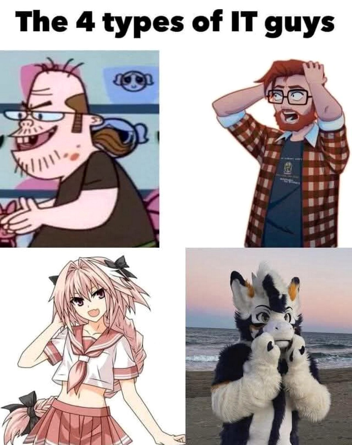 The 4 types of IT guys