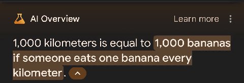 А Overview Learn more 1,000 kilometers is equal to 1.000 bananas if someone eats one banana every kilometer.