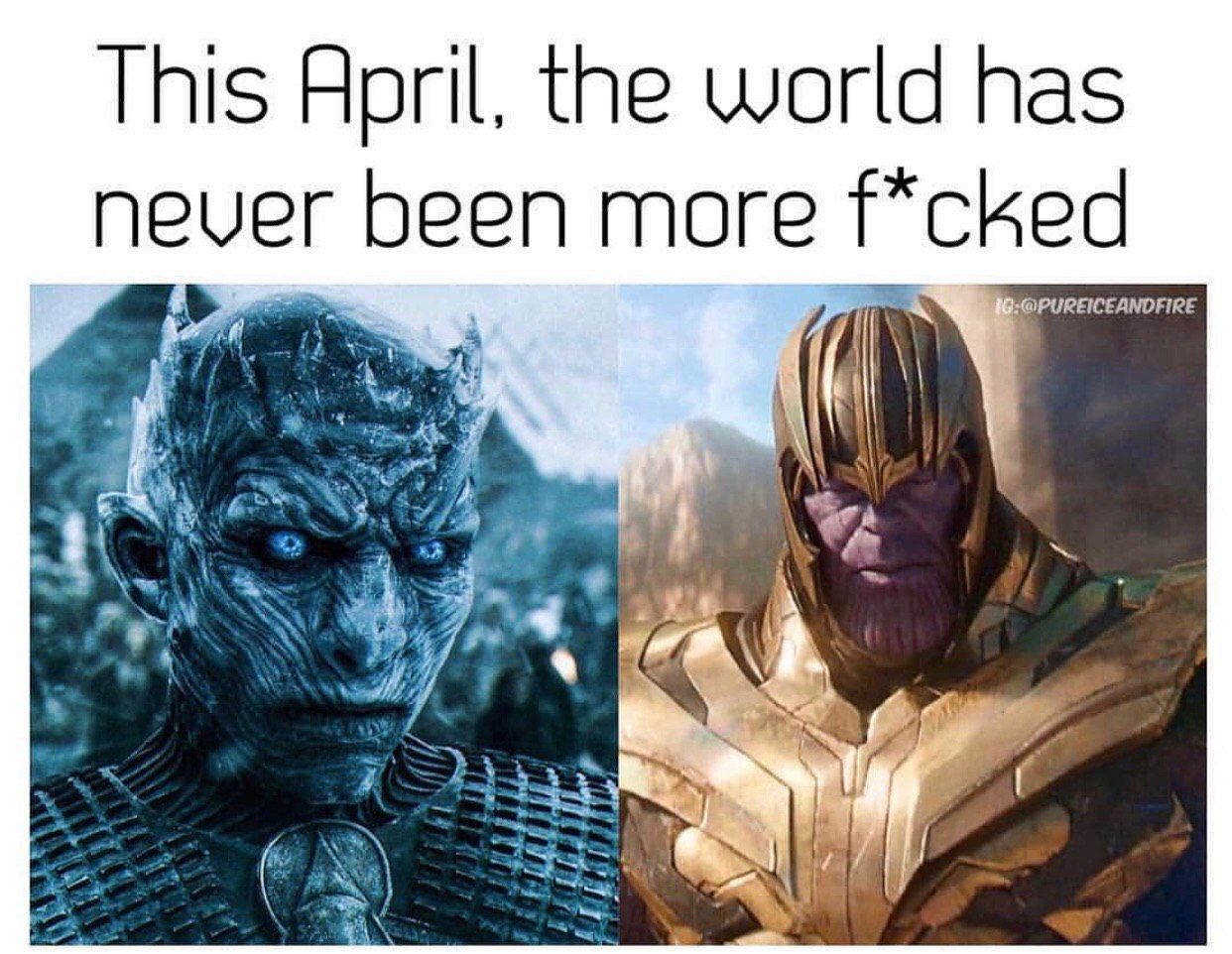 This April, the world has never been more