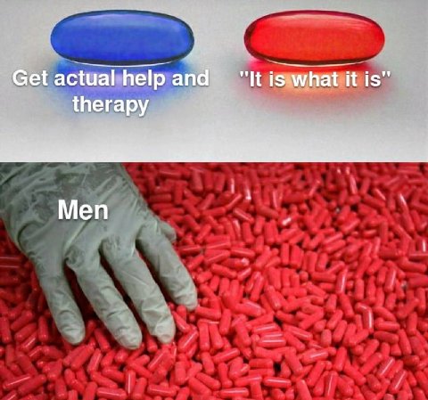 Get actual help and "It is what it is” Men