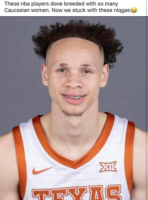 These nba players done breeded with so many Caucasian women. Now we stuck with these A
