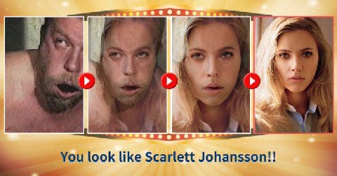 7% You look like Scarlett Johansson!!