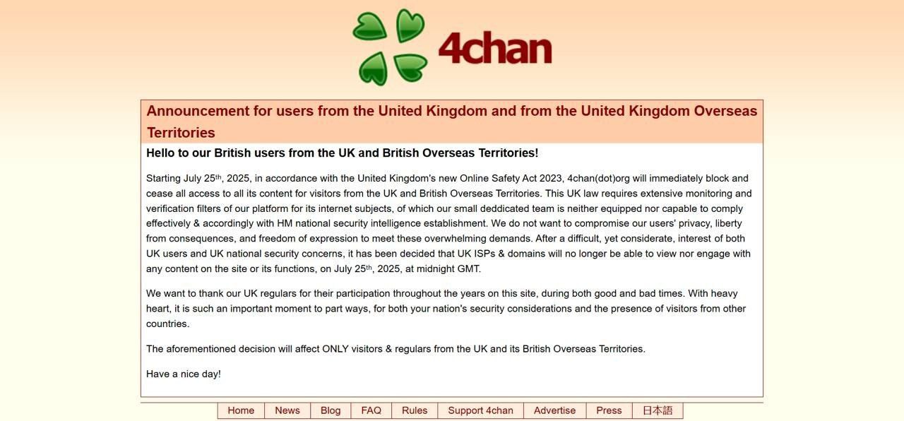 Announcement for users from the United Kingdom and from the United Kingdom Overseas Territories Hello to our British users from the and British Overseas Territories! Starting July 2025, in accordance 