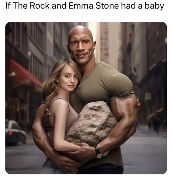 The Rock and Emma Stone had а baby