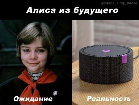 Алиса из будущего Ожидание Реальность