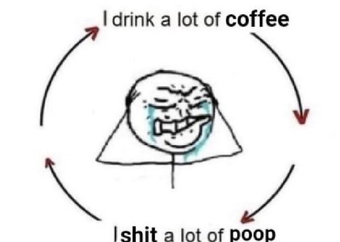 drink a lot of coffee а lot of роор