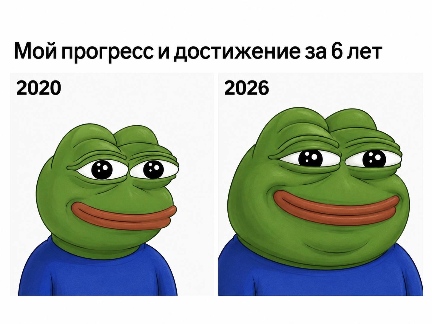Мой прогресс и достижение за 6 лет 2020 2026