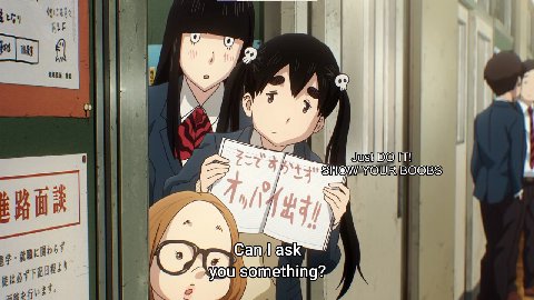 О, ON YOUR BOOBS A. ask something?
