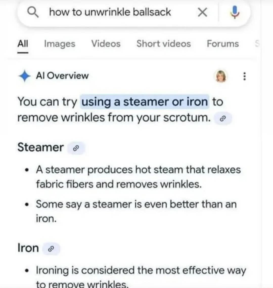 8 how to unwrinkle ballsack Images Videos Short videos Forums You can try using a steamer or iron to remove wrinkles from your scrotum. Steamer Asteamer produces hot steam that relaxes fabric fibers a